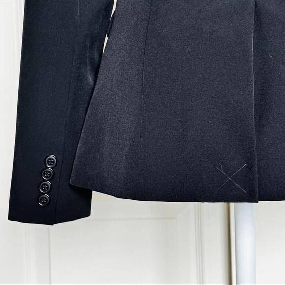 NWT Italy Milly single button blazer black size 0 Pockets $450 made in U… - Picture 4 of 15